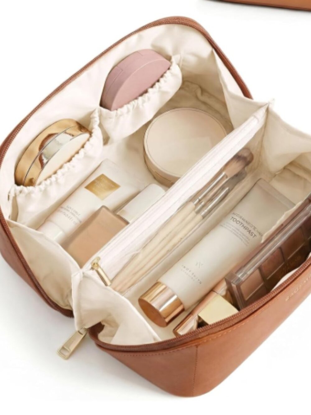 Cosmetics Makeup Organizer with Handle Large Capacity Perfect for Travel